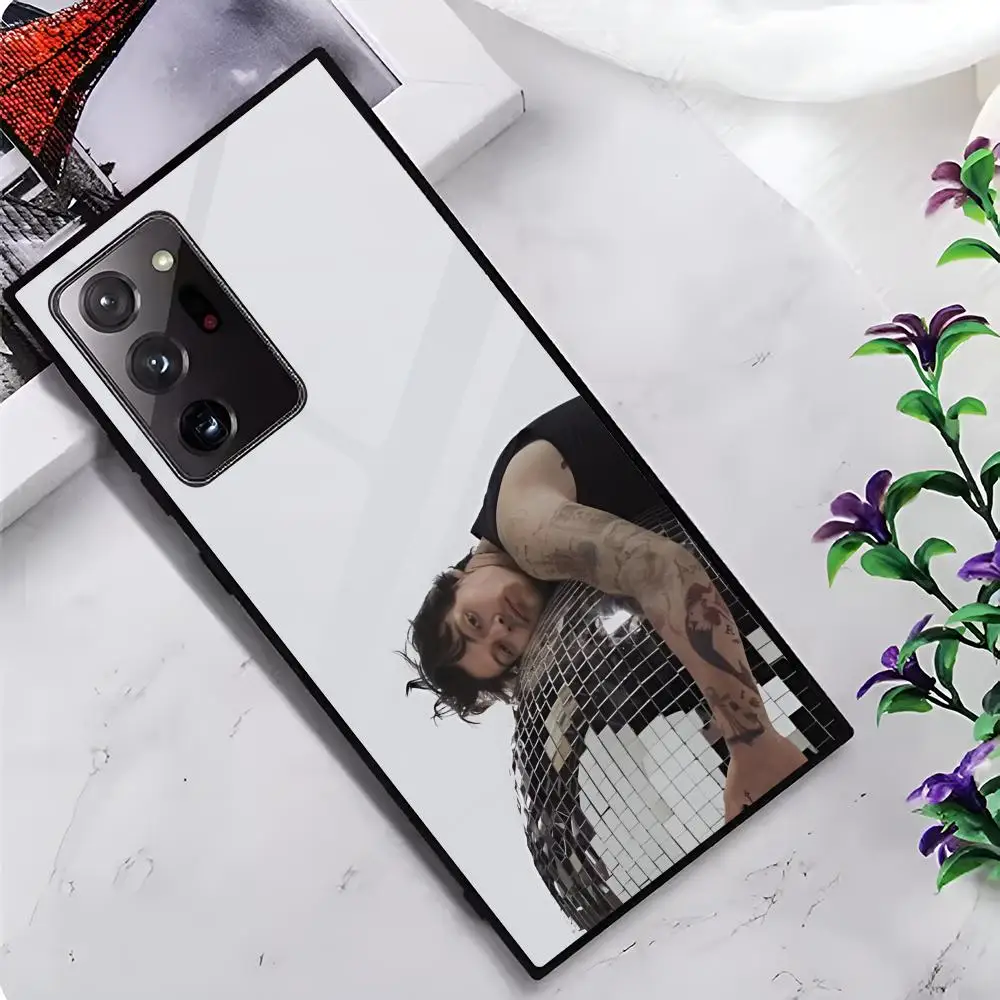 Singer H-Harry S-Styles MAISTO Чехол для телефона Стеклянный чехол Samsung Galaxy S20 S21 S22 S23 S24 Note20 Ultra
