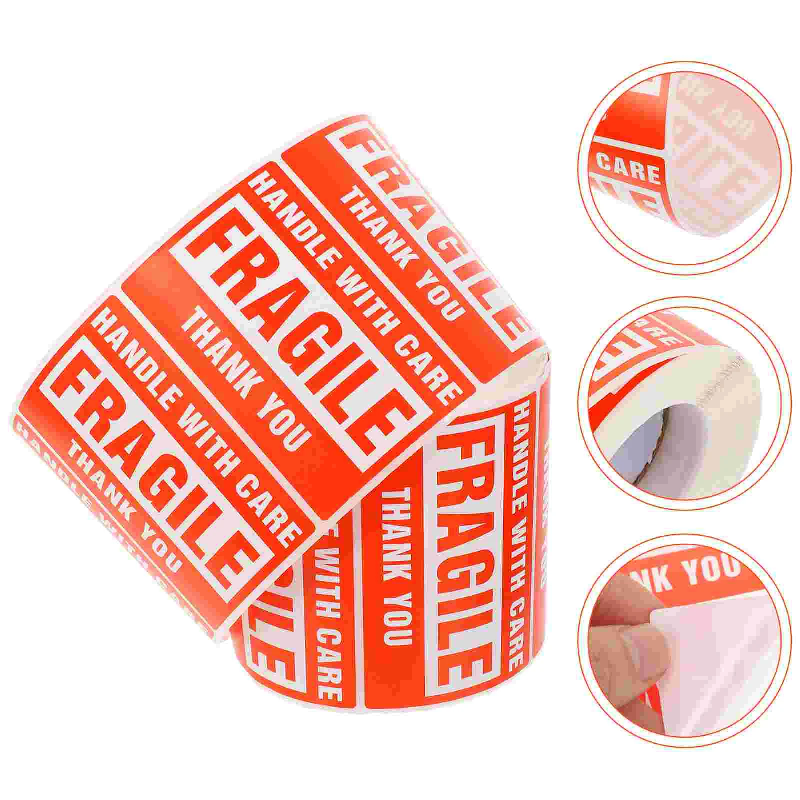 

Fragile Stickers Warning Shipping Label Labelscaresticker Handle Box Moving Adhesive Package Tapeoffice Or Bend Crush Not Do