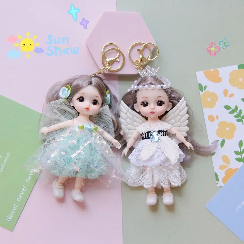 Милый мультяшный кукла-принцесса кулон брелок 13 подвижные шарниры сумка Kawali