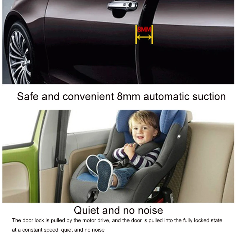 Умный автоматический Электрический Всасывающий дверной замок для Mercedes Benz CLS C218