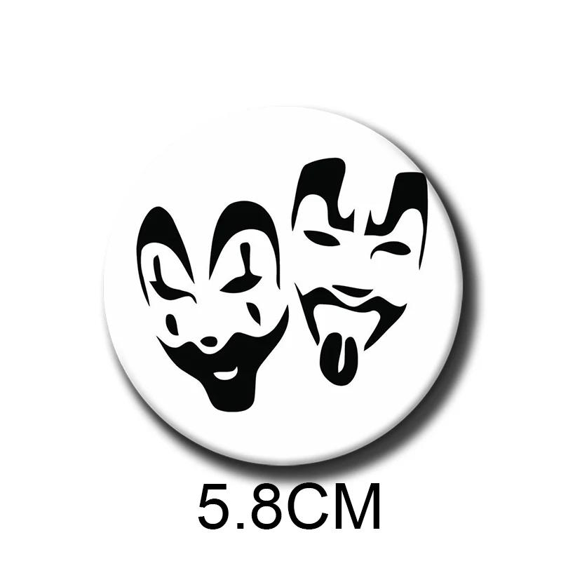 ICP Insane Clown Posse Hatchet Man Креативные булавки Музыкальная группа в стиле хип-хоп Juggalo Wicked Жесть Брошь Значок для сумки Декор одежды (art.: 3920cdc49da42) - 3920cdc49da42
