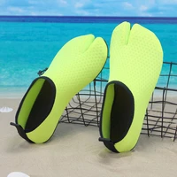 water reed womens outdoor aqua shoes mens breathable fitness shoes couple beach swimming split toe shoes home floor shoes