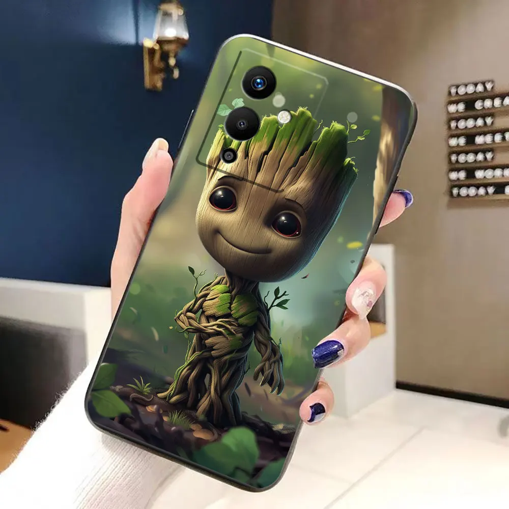 Чехол для телефона Marvel Cute Iam Groot Infinxi ПРИМЕЧАНИЕ 40 30 12 11 10 8I 87 TECNO POVA 2 4 5 6 GT 20 чехол Funda