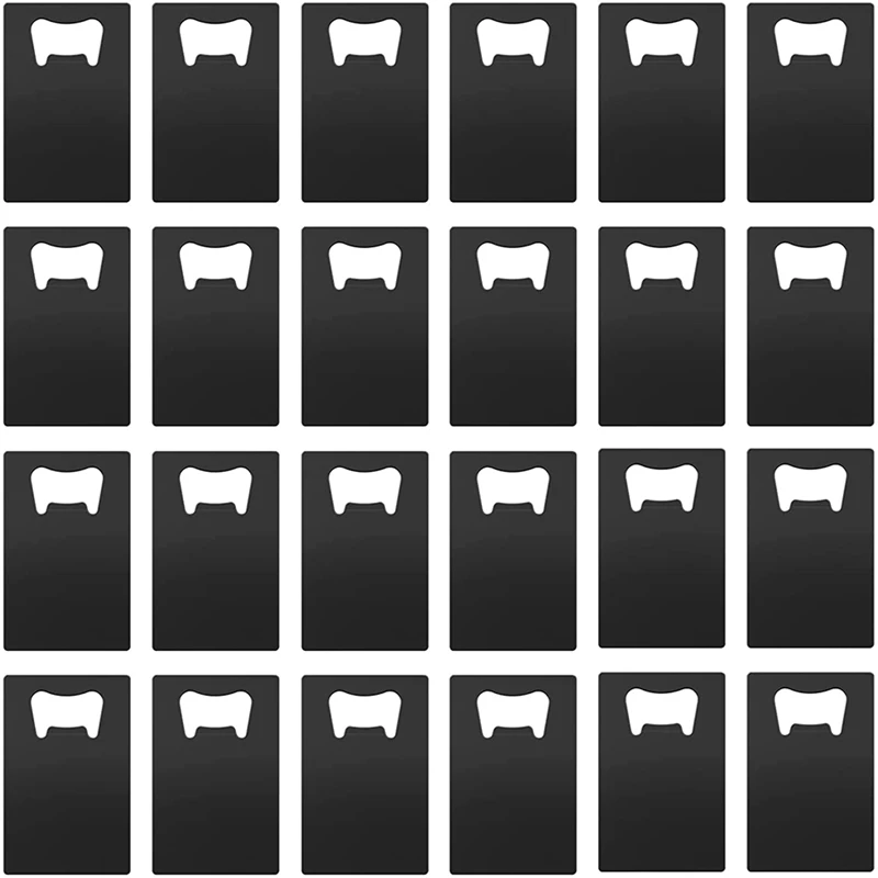 

40 Pieces Credit Card Bottle Opener Groomsmen Wallet Bottle Opener Stainless Steel Beer Bottle Opener