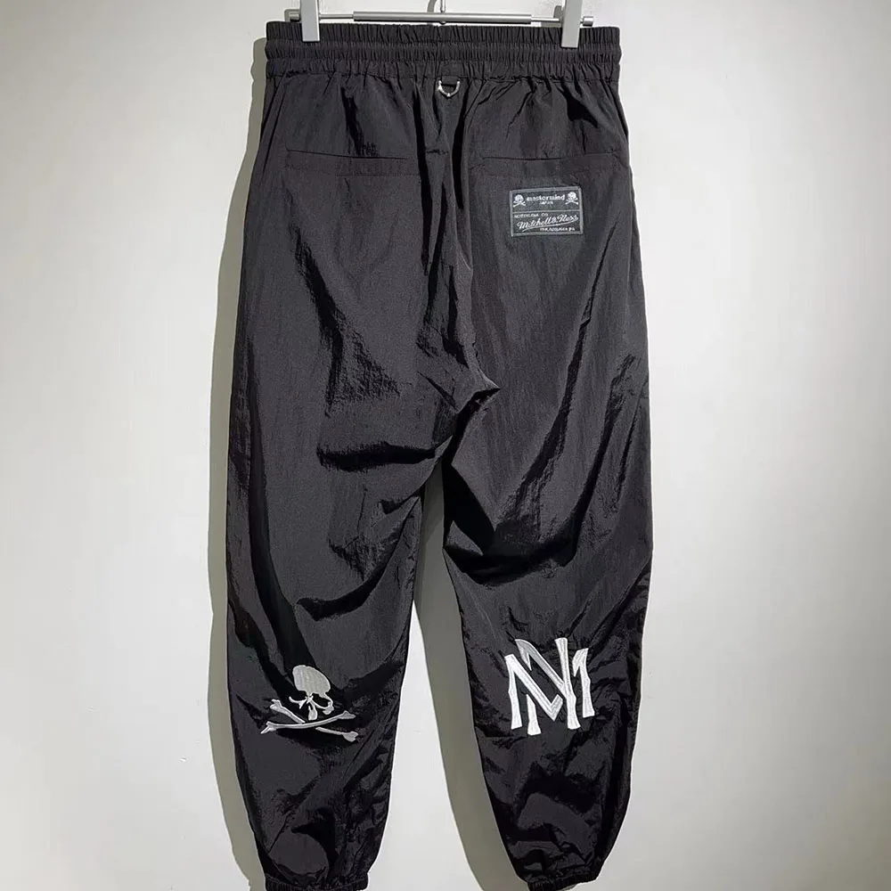 

2023ss High Street MMJ Skull Embroidery Trousers for Men Sweatpants Streetwear Pants Y2k Traf Techwear Men's Clothing Clothes