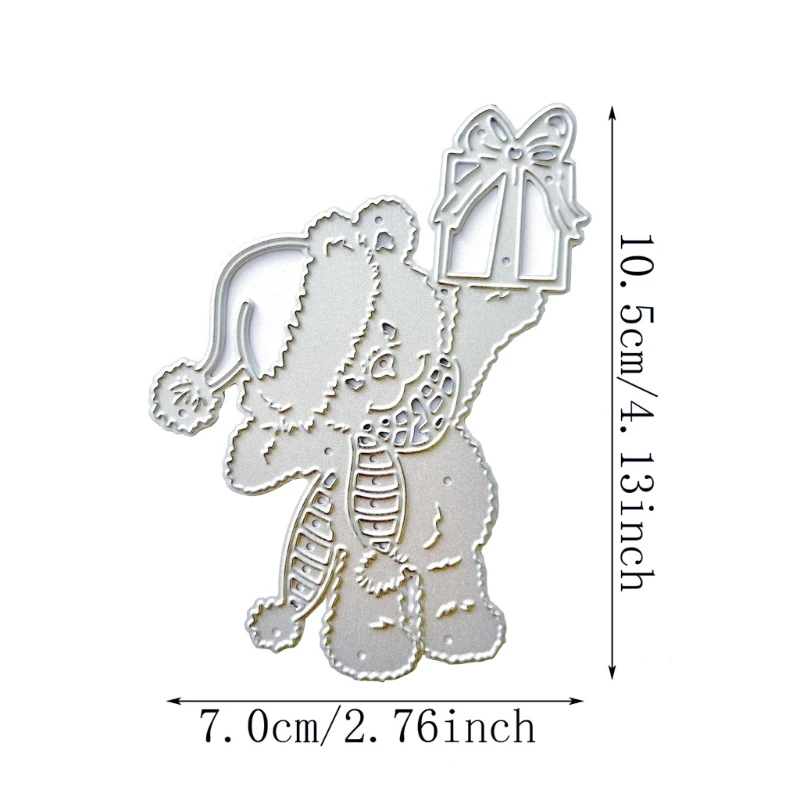 Подарочная коробка с изображением медведя металлические штампы для резки
