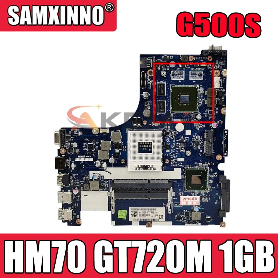 

Материнская плата VILG1/G2 для ноутбука Lenovo G500S, материнская плата с HM70 GT720M, 1 ГБ DDR3, 90003085 полностью протестирована