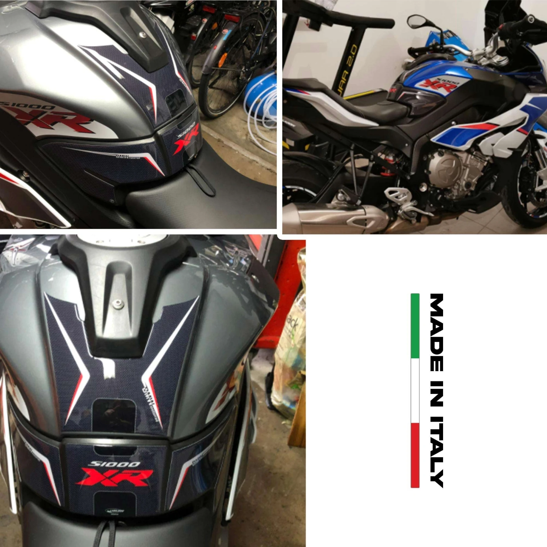 KIT S1000 XR 3D stickers tank protectors compatible for BMW motorcycles S1000XR | Автомобили и мотоциклы