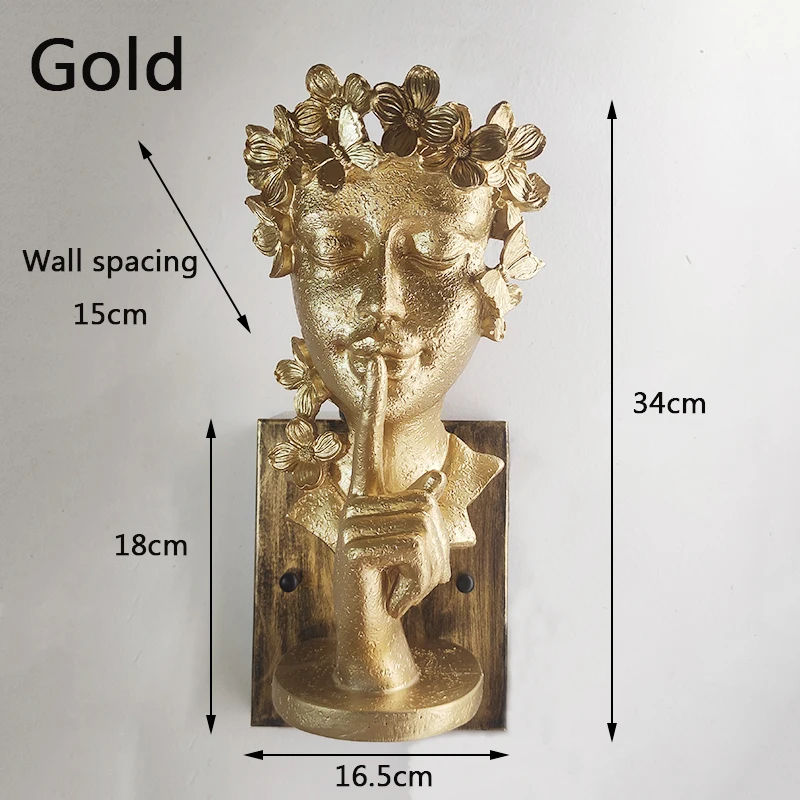 

Полимерный светодиодный настенный светильник, современный портретный настенный светильник для девушек, лампа с рисунком лица для спальни, гостиной, домашний декор, освещение