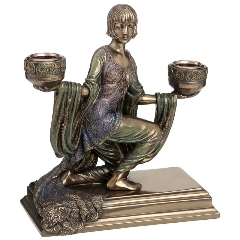 

Новый продукт креативного творчества-подсвечник-египетская женщина-подарочные бутиковые украшения для дома