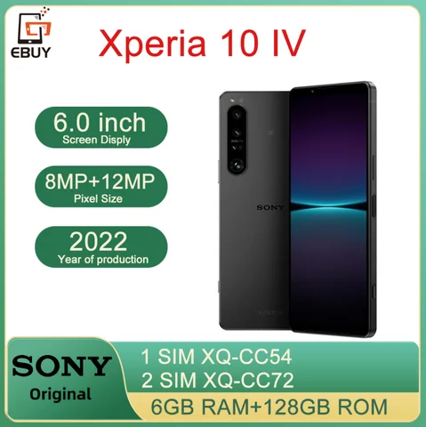 Смартфон SONY Xperia 10 IV, 6/128ГБ, global, Восстановленный
