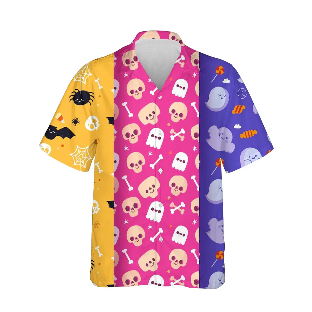 Jumeast New 3D Halloween Festival Clothing Men Shirt Costume Oversized Streetwear Breathable Shirts For Men Comfortable Blouses