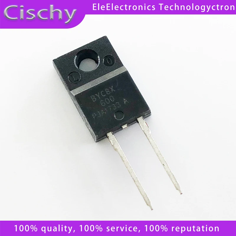 10 шт. BYC10X-600 BYC10DX-600 BYC15X-600 BYC20X-600 BYC20DX-600P BYC30X-600P BYC5X-600 BYC58X-600 BYC8X-600 BYC8DX-600 TO-220F-2