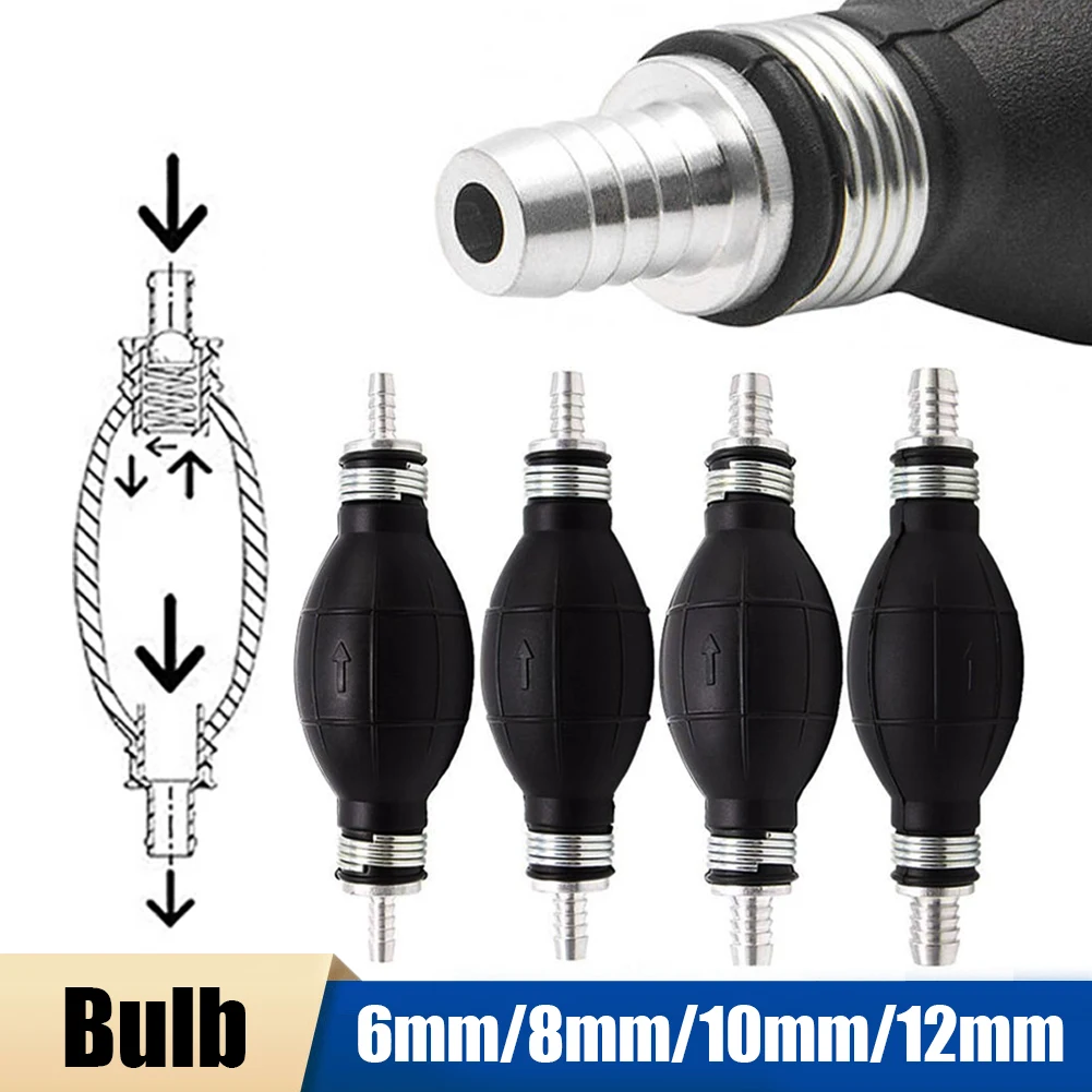 

Car Fuel Tank Sucker Manual Fuel Pump Rubber Hand Primer Bulb Fuel Transfer Ball One Way Valve Car Fuel Gas Pump for Car Boat