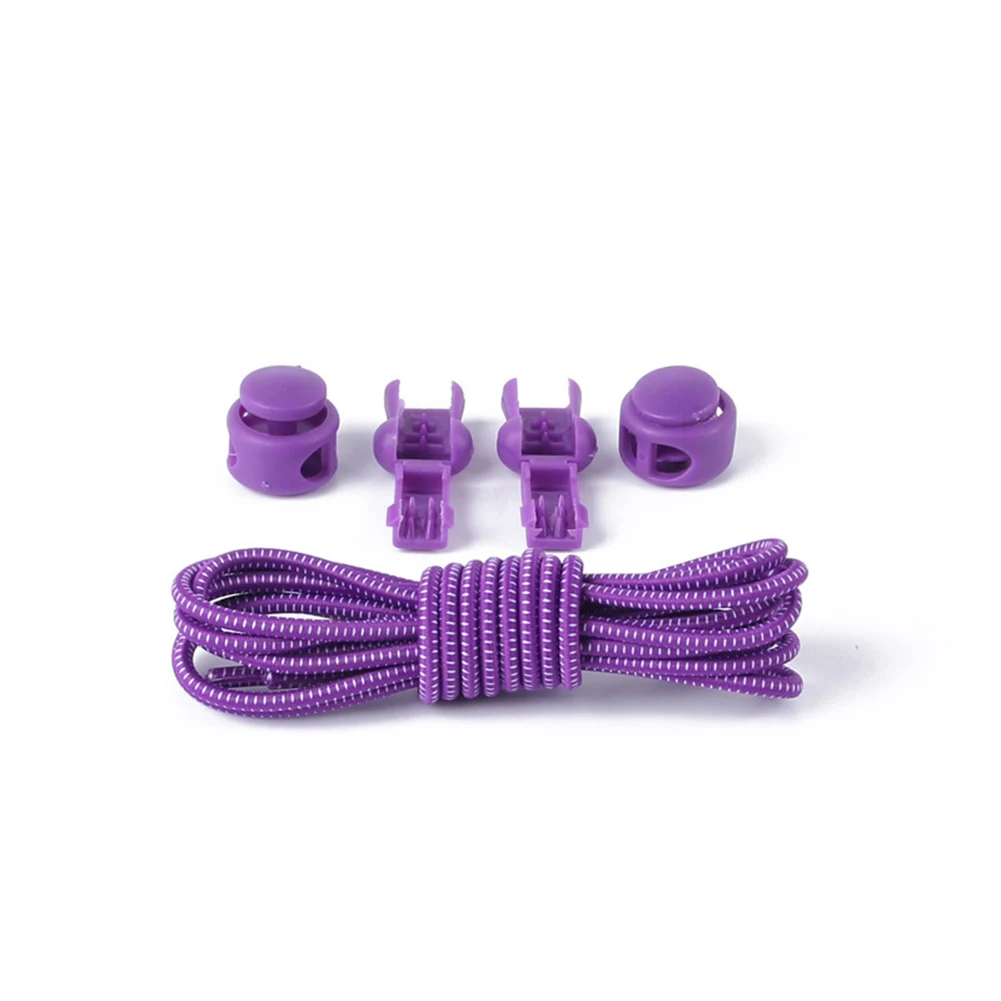 

No Tie Laces Elastic Lock Laces Running Jogging Canvas Sneakers Trainer For Kids And Adult Sneakers Spring Buckle Lock Laces