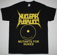 nuclear assault mutants for nukes black t shirt thrash metal crossover s o d