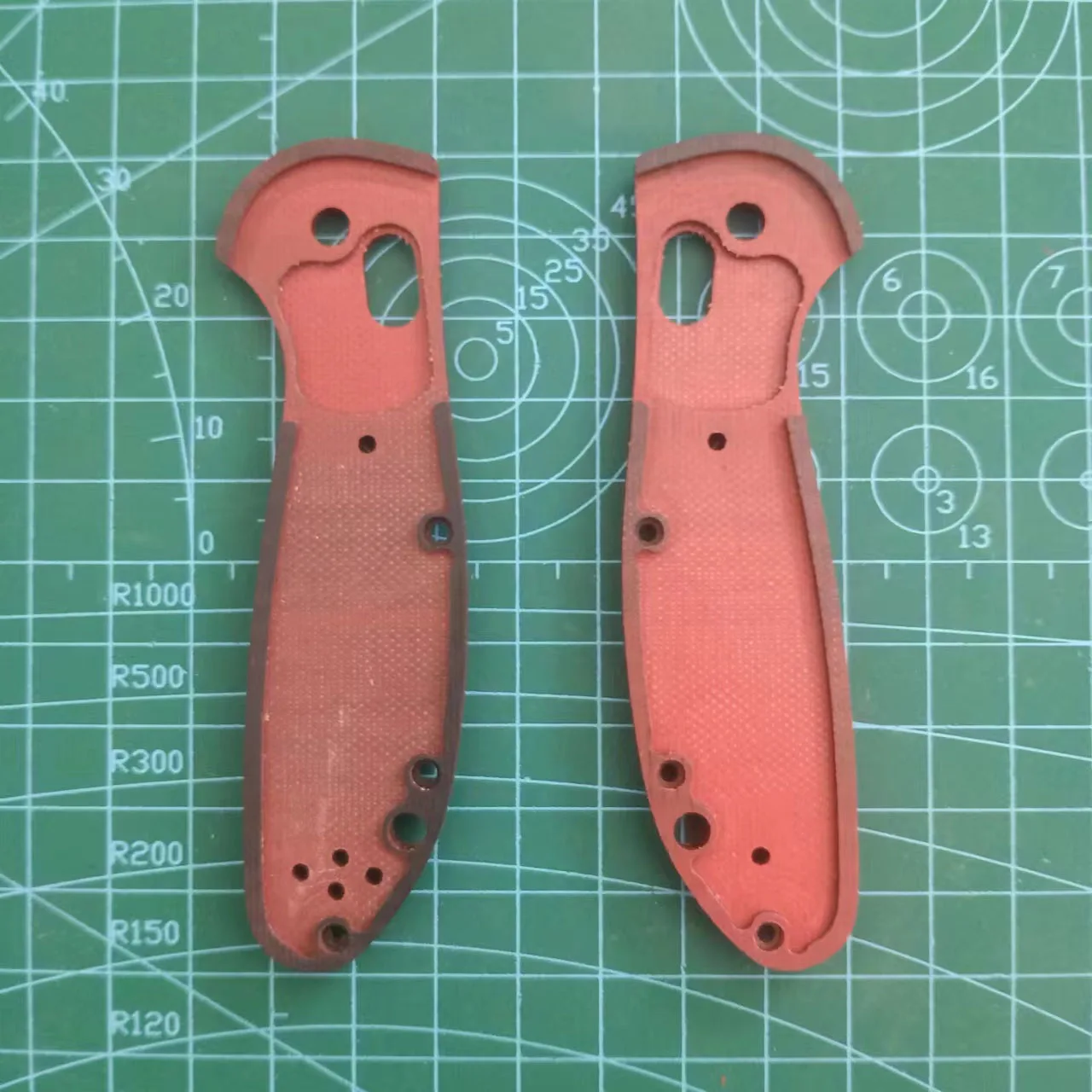 1 пара весов G10 с ручкой для складного ножа Benchmade Griptilian 555/556