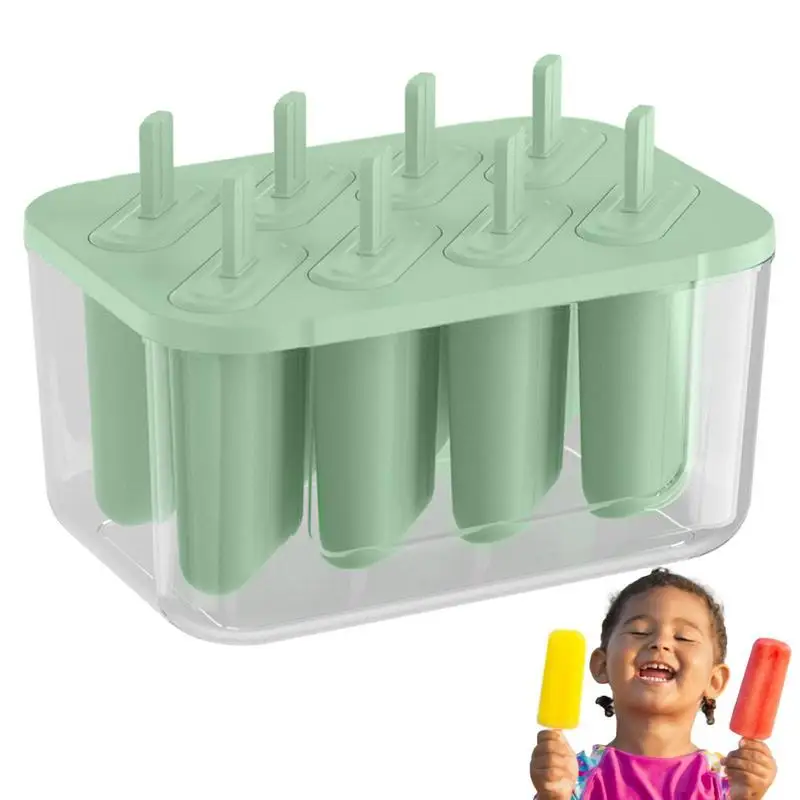 

Ice Cream Popsicle Mold DIY Ice Cream Machine Homemade Ice Box With Stick Ice-lolly Mold Ice Cube Tray Kitchen Gadgets