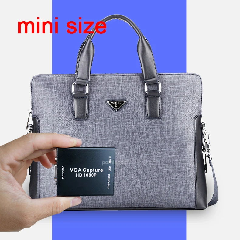 Переходники VGA-USB 1080P с картой видеозахвата VGA DVR поддержка стандарта UVC/UAC