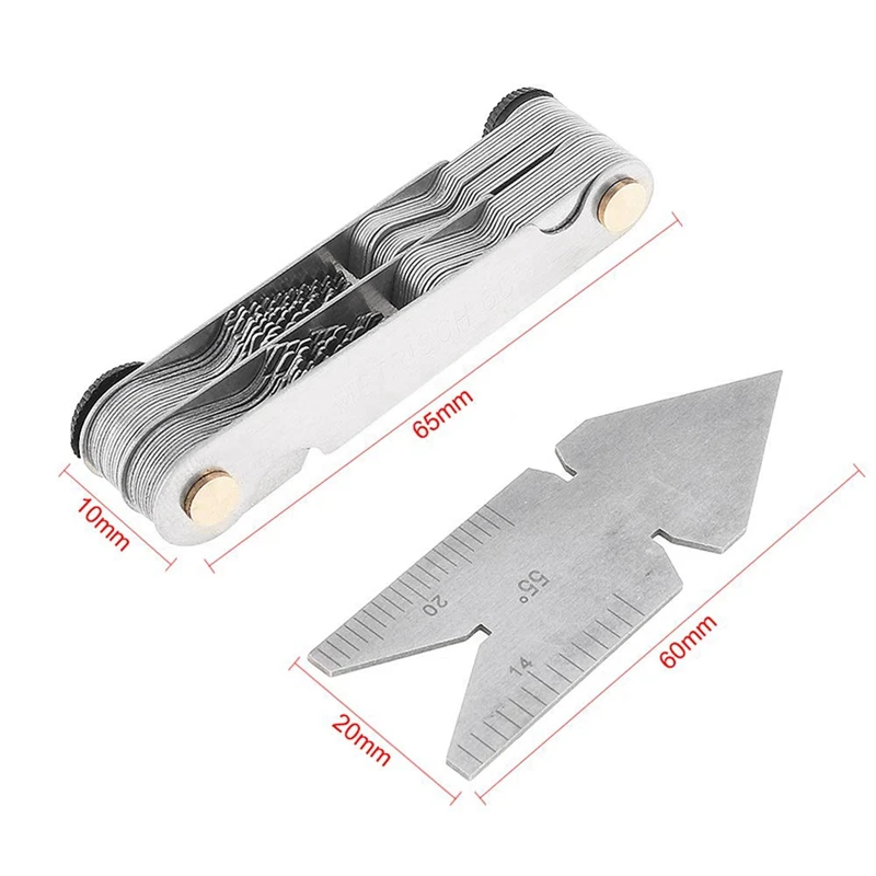 Метрический винтовой манометр US SAE + набор инструментов метрического манометра 60