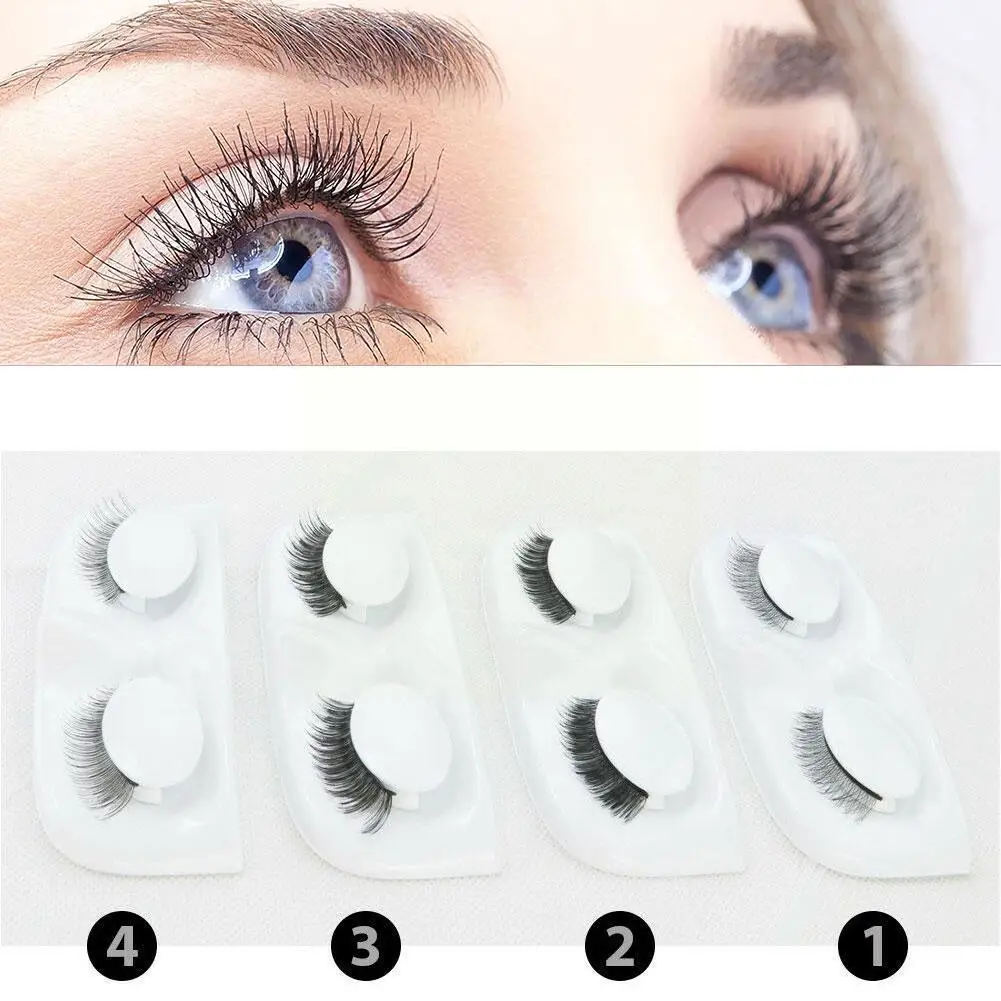 

Self-Adhesive Eyelashes Natural Slender Full Roll Extension Lash False Eyelashes Reusable Makeup Waterproof Accessories Too R2V3
