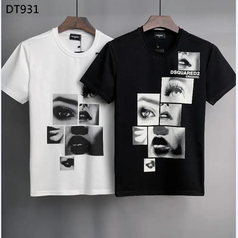 

2022 Fashion DSQUARED2 Men's Letter Short Sleeve T-Shirt Top DT931