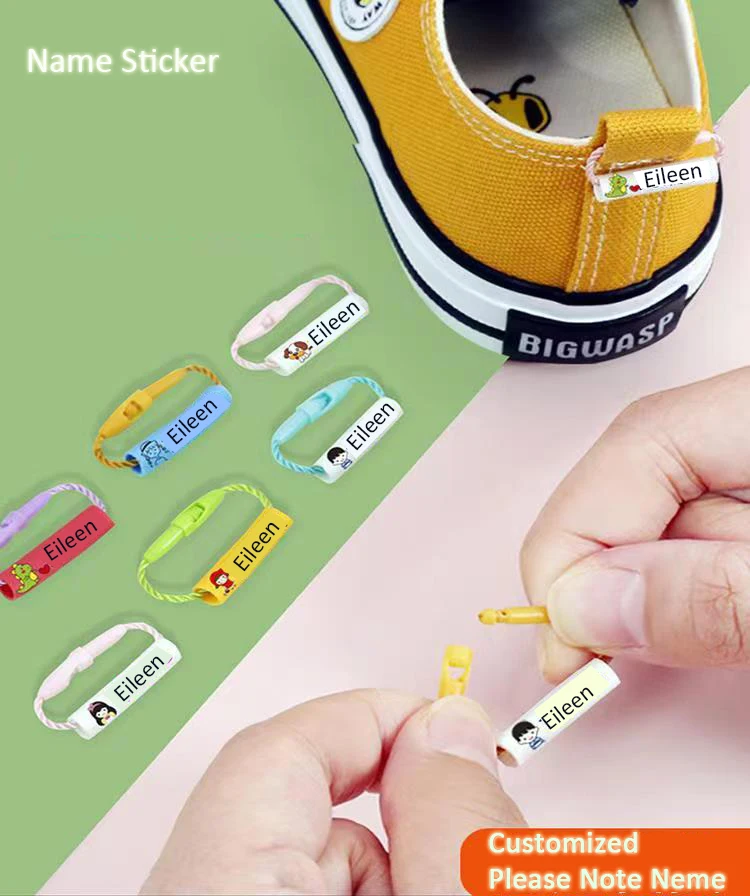 Кольцо с именем на заказ подвеска для детской обуви школьного портфеля чашки