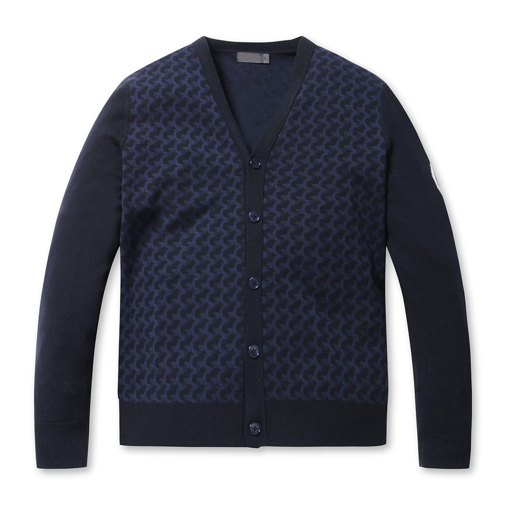 

High End Korean Men's Cardigan: Classic Design, Luxurious and Versatile - Change Your Casual Wardrobe with This Stylish Sweater