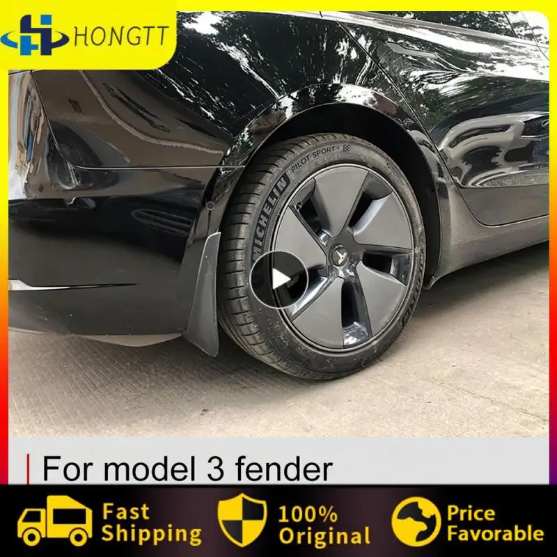 

Matte Black Carbon Fiber Protective Protector Durable Front Rear Wheel Mudguard Practical Guard Fender No Need To Drill Holes