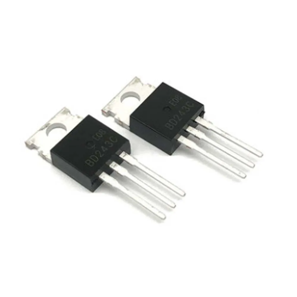 

10pcs/lot Power Transistor BD243C 6A 100V NPN TO-220 Transistor Brand New