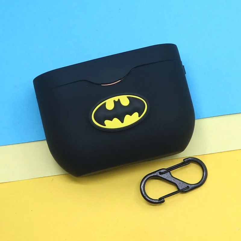 Мультяшный Бэтмен Супермен чехол для наушников Sony WF-1000XM3 силиконовые