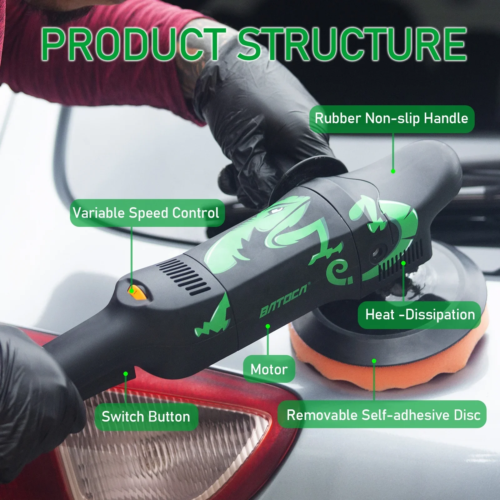 Batoca Полировщик 850 Вт