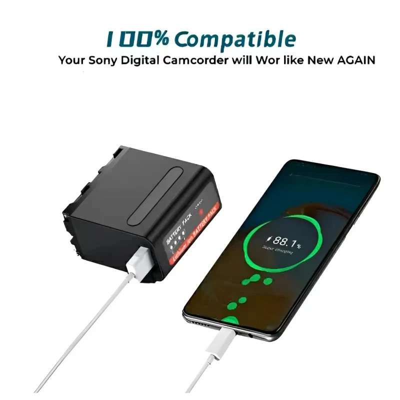 Np F980 15000mah F970 NP F960 5V USB совместимый Аккумулятор для камеры Sony CCD-TRV35 TRV940 CCD-RV100 DCR-TR7