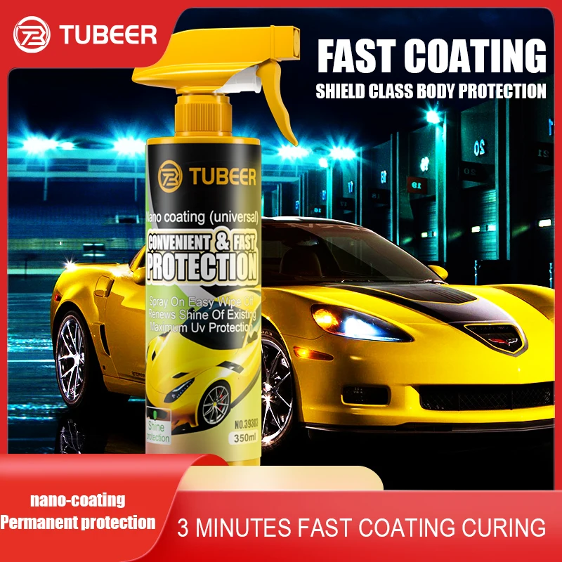 

TUBEER 350ML Nano Coating Car Spray Rapid Coating Anti-fouling and Anti-Corrosion Durable Shiny Luster Cars Care Product