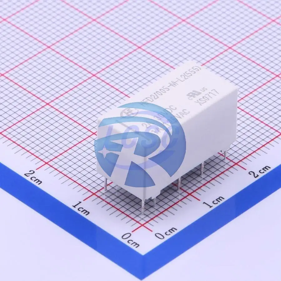 HFD2/005-M-L2 3A 5В два набора преобразования: 2C (DPDT-преобразование) DIP 10 2x20 2 мм Магнитные