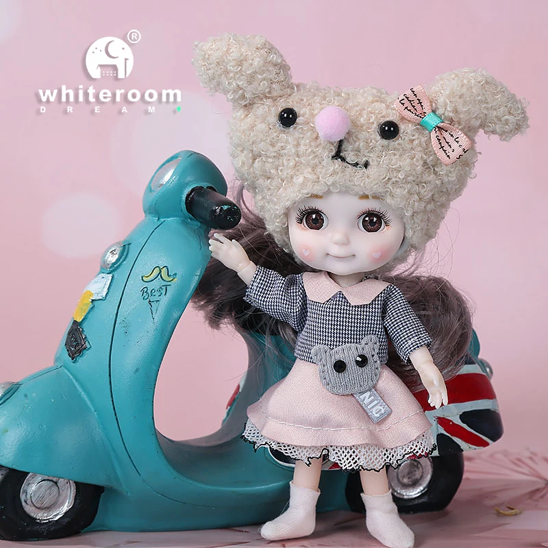 Кукла шарнирная Ob11 мини-кукла для девочек аксессуары одежды животных 1/12 игрушка