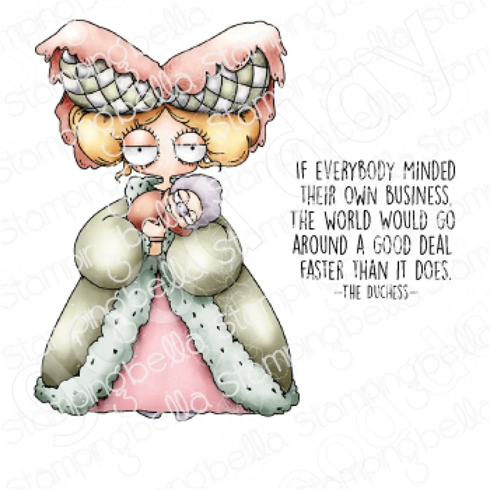 

2022 New Oddball Duchess Cutting Dies Stamps Scrapbook Diary Decoration Stencil Embossing Template Diy Greeting Card Handmade