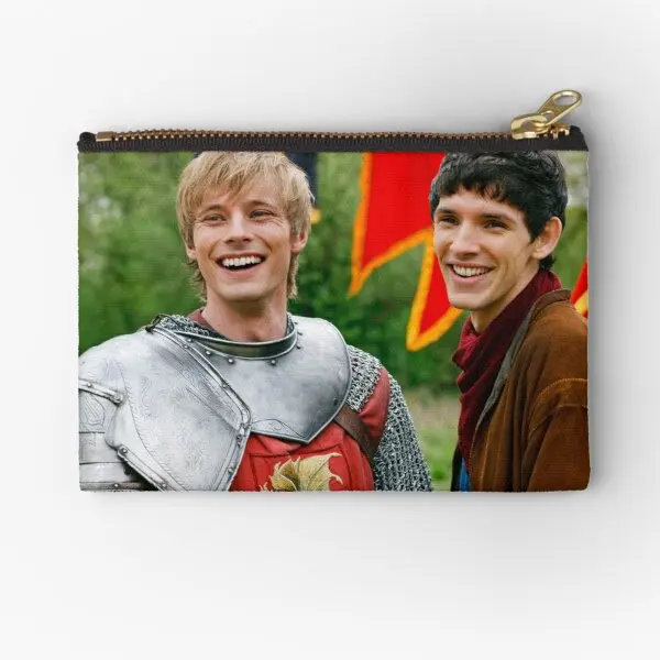 

Merlin And Arthur Being Dorks Merthur Zipper Pouches Storage Underwear Money Wallet Bag Packaging Small Women Panties Key Men