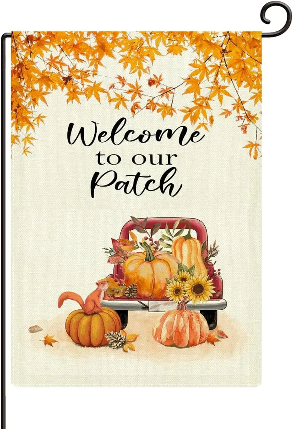 Добро пожаловать в наши нашивку Садовый флаг 12 х18 Двусторонний осенне-осенний
