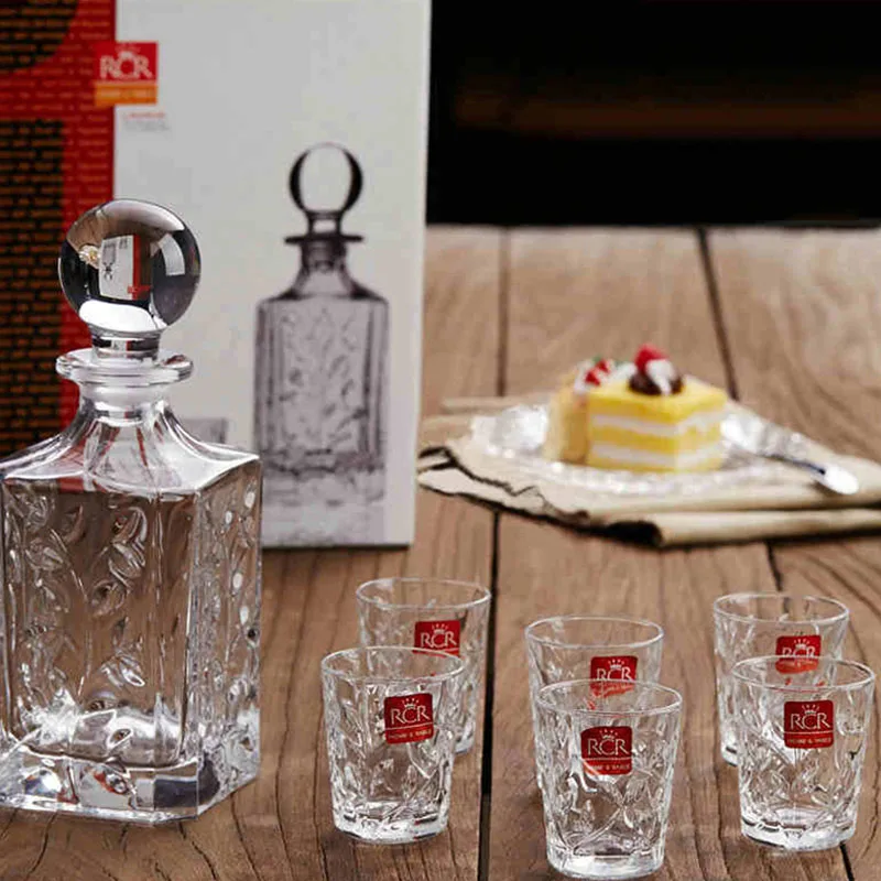 

Whisky Shaker Bar Sets Decanter Shot Glass Wine Bar Sets Gift Tools Carafe Bottle Minibar Shotglaasjes Drink Accessories WSW40XP