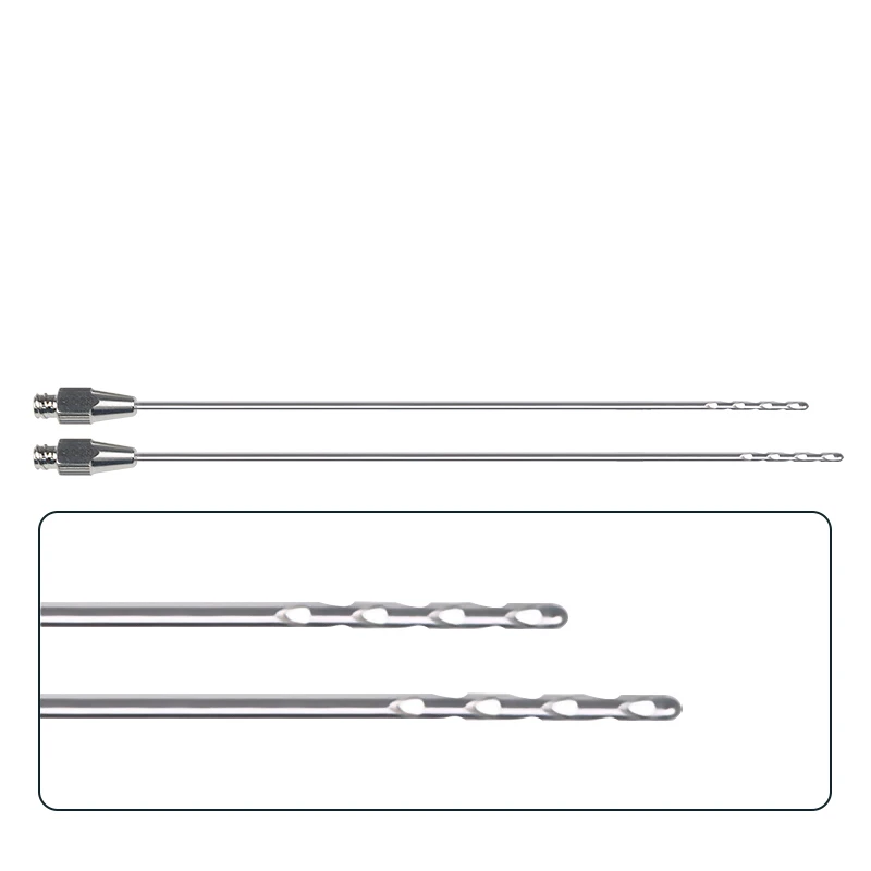 1pcs Stainlesss Porous Planer Needle Liposuction Cannula Luer Lock Fat Transfer Micro Cannula Liposuction Tools