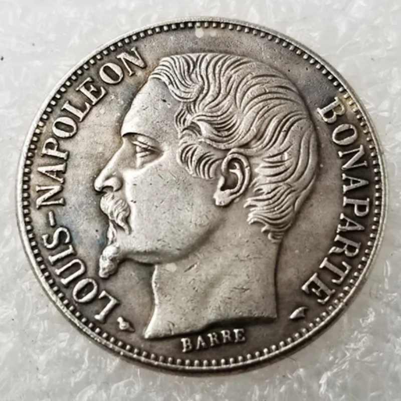 Free Shipping 1852 France Napoleon Coins Vintage Original Silver Coin Medal Album Collectibles COPY Coins Money Christmas Gifts
