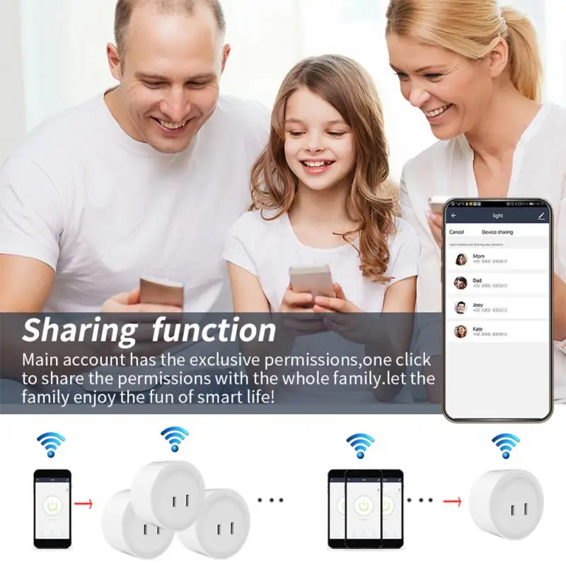 

Jp Outlet Daily Gauge Voice Control Tuya Smart Plug Wifi Timing Countdown Smart Socket Tuya Smart Life Wifi Plug Smart Home 10a