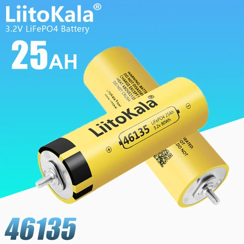 1-4 шт. LiitoKala 3,2 В 20 Ач/25 Ач Lifepo4 аккумуляторная система солнечной энергии для лодок и тележек для гольфа на колесах без налога в США и ЕС