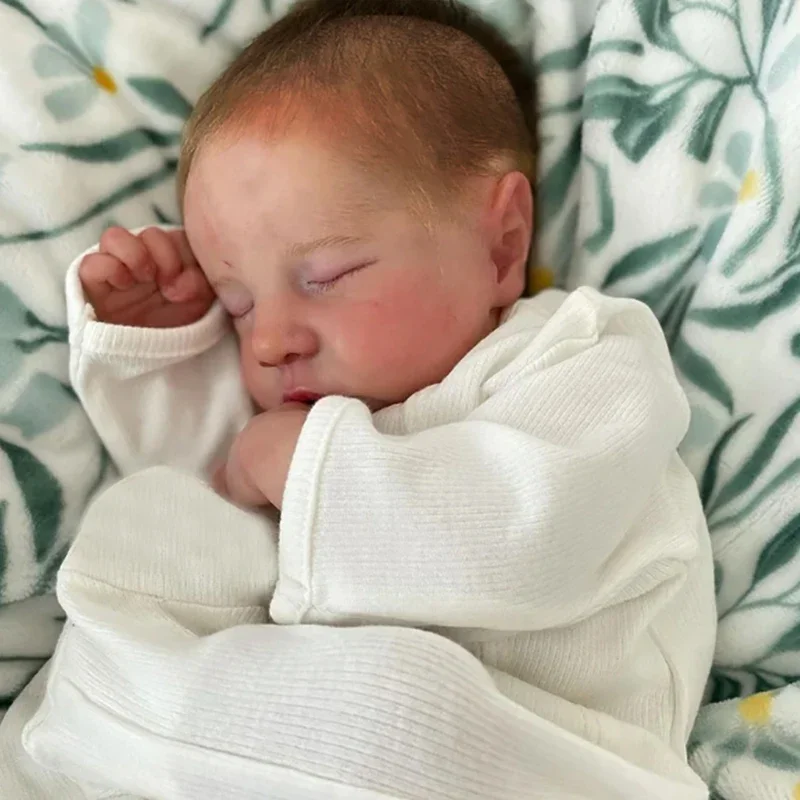 Кукла реборн полное тело и ткань 48 см Levi с 3D кожей многослойная картина видимыми