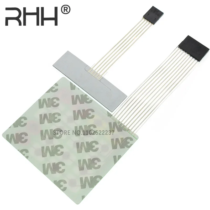 1x4 3x4 4x4 4*5 Мембранный переключатель Клавиатура 4 12 16 20-клавишная матричная