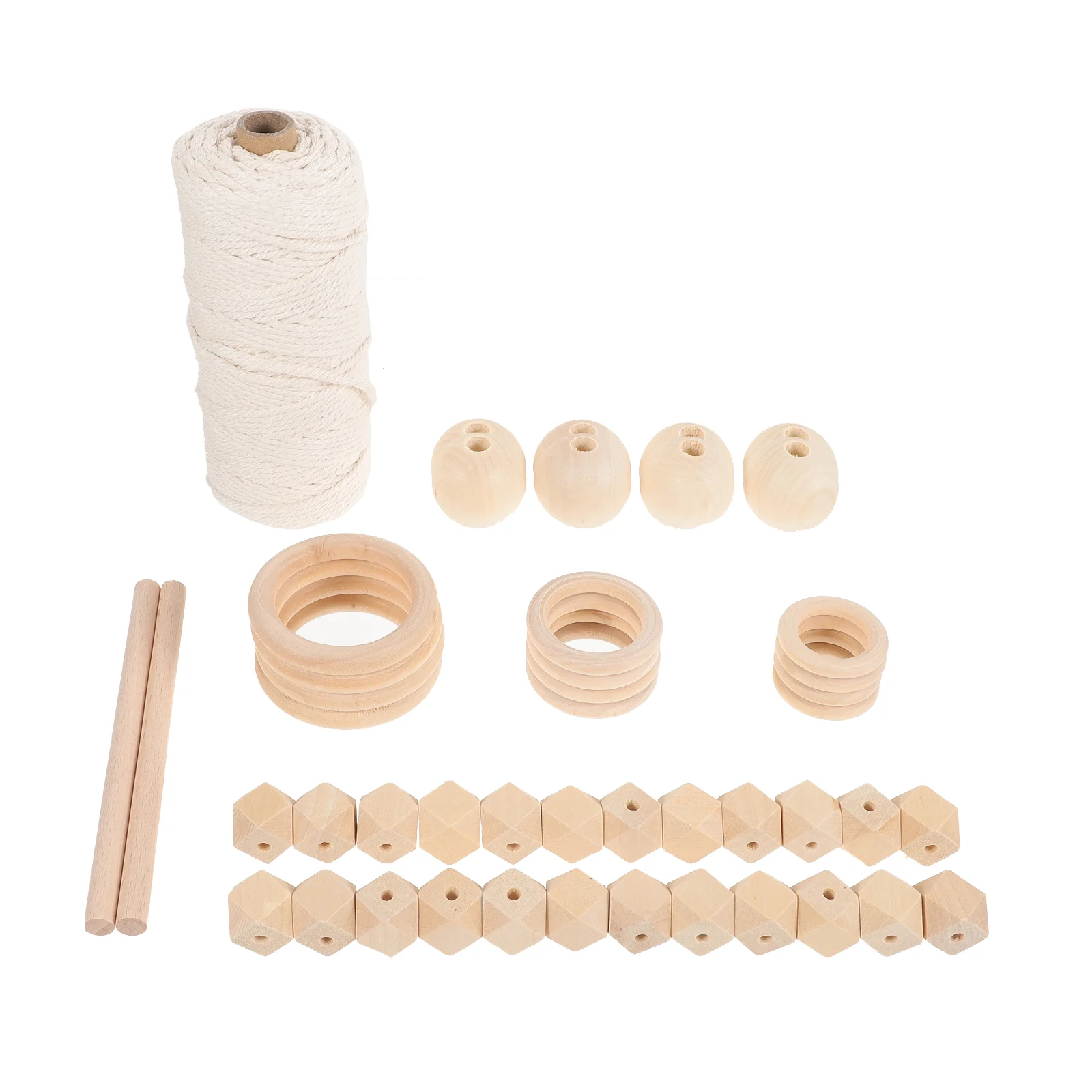 

Macrame Wall Hanger Kit Tapestry Adornment DIY Decor Hand Woven Kits Adults Material House Accessories Home