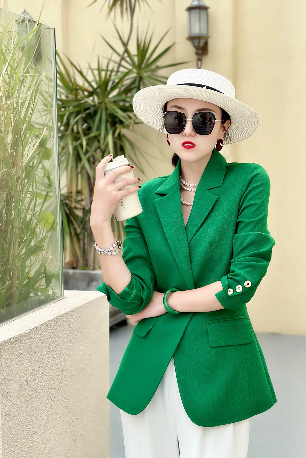 

Новинка весна-лето 2023, женская одежда, костюм, куртка 0822