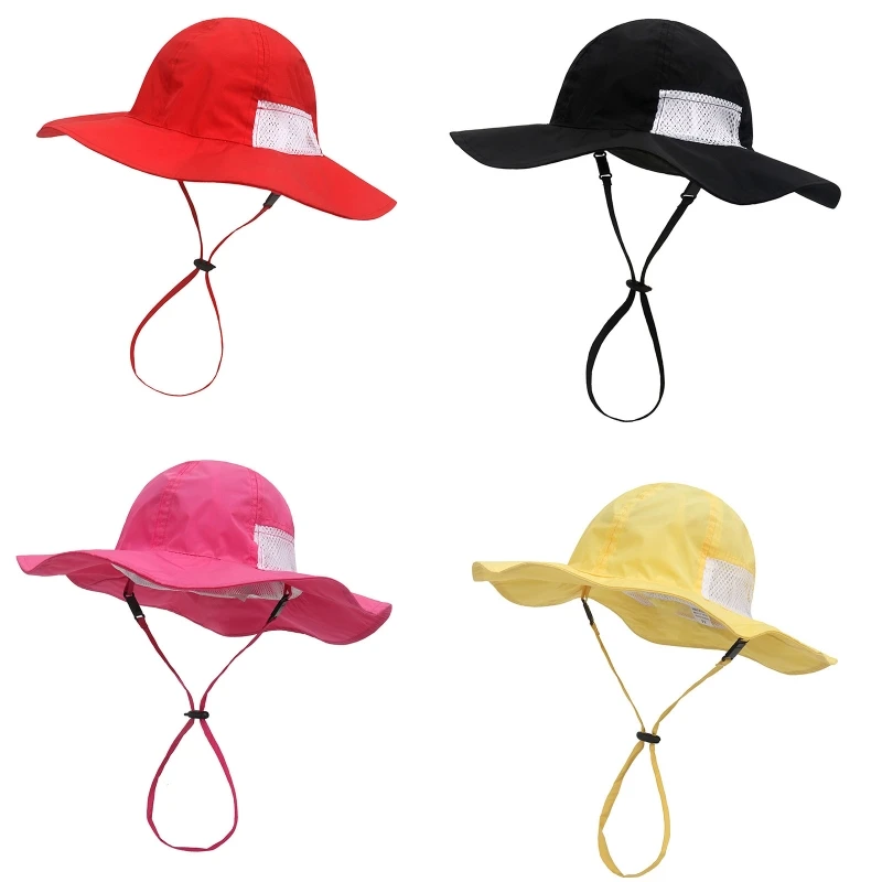 

Шляпа Солнцезащитная однотонная с мультяшными рисунками, летняя