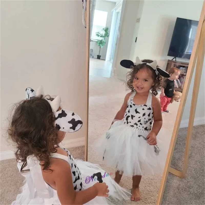 Детский костюм-пачка с жирафом тигром леопардом зеброй